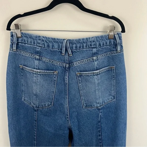 Good American Good Vintage Clean Seams High Rise Straight Leg Jeans 12/31 NWT - Picture 7 of 14